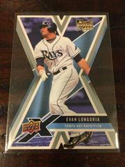 Evan Longoria [Die Cut] #94 Baseball Cards 2008 Upper Deck X Prices