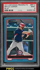 Bryce Harper [Blue] Baseball Cards 2012 Bowman Prospects Prices