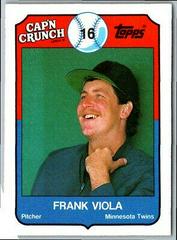 Frank Viola #4 Baseball Cards 1989 Cap'N Crunch Prices
