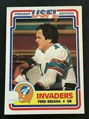 Fred Besana Football Cards 1984 Topps USFL Prices