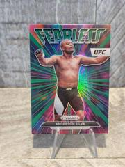 Anderson Silva [Green] #12 Ufc Cards 2023 Panini Prizm UFC Fearless Prices