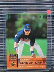 Cal Ripken Jr. [Lineup Card] Baseball Cards 1998 Leaf Rookies & Stars Prices