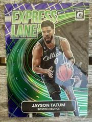 Jayson Tatum [Purple] #23 Basketball Cards 2022 Panini Donruss Optic Express Lane Prices