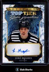 Luke Hughes Hockey Cards 2023 Upper Deck Artifacts Top Tier Rookie Signatures Prices