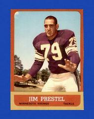 Jim Prestel #108 Football Cards 1963 Topps Prices