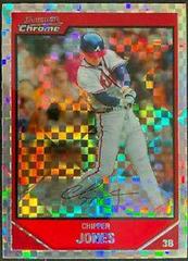 Chipper Jones [Xfractor] Baseball Cards 2007 Bowman Chrome Prices