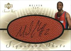Melvin Ely #ME Basketball Cards 2002 Upper Deck Sweet Shot Signature Shots Prices