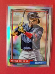 Ronald Acuna Jr #TC92-6 Baseball Cards 2021 Topps Update 1992 Redux Chrome Prices
