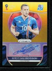 Gylfi Sigurdsson [Gold Prizm] #S-GS Soccer Cards 2018 Panini Prizm World Cup Signatures Prices