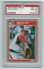 Tim Lollar Baseball Cards 1985 Fleer Update Prices