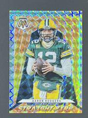 Aaron Rodgers #SF-5 Football Cards 2022 Panini Mosaic Straight Fire Prices