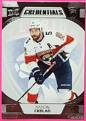 Aaron Ekblad #38 Hockey Cards 2022 Upper Deck Credentials Prices