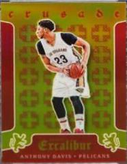 Anthony Davis [Red] #77 Basketball Cards 2015 Panini Excalibur Crusade Prices