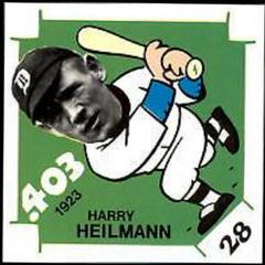 Harry Heilmann #28 Baseball Cards 1980 Laughlin 300/400/500 Prices