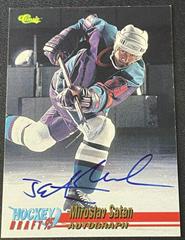 Miroslav Satan Hockey Cards 1995 Classic Autographs Prices