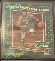 Jayson Tatum [Diamond] Basketball Cards 2022 Panini Donruss Production Line Prices
