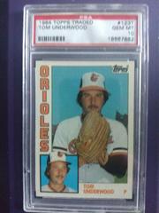 Tom Underwood Baseball Cards 1984 Topps Traded Prices