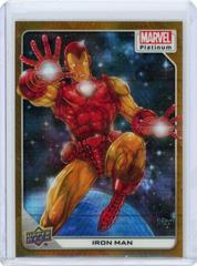 Iron Man [Amber Crystals] Marvel 2023 Upper Deck Platinum Prices