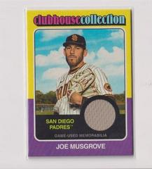 Joe Musgrove [Patch] #CCR-JMU Baseball Cards 2024 Topps Heritage Clubhouse Collection Relic Prices