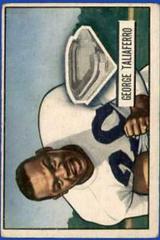 George Taliaferro #8 Football Cards 1951 Bowman Prices