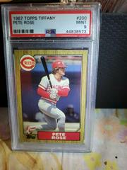 Pete Rose #200 Baseball Cards 1987 Topps Tiffany Prices