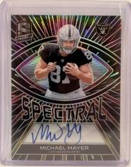 Michael Mayer #16 Football Cards 2023 Panini Spectra Rookie Autograph Hyper Prices