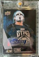 Sting [Autograph] Wrestling Cards 2021 Upper Deck AEW Prices