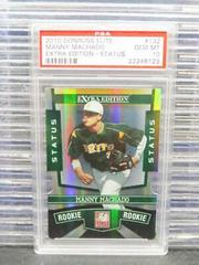 Manny Machado [Status] #132 Baseball Cards 2010 Donruss Elite Extra Edition Prices