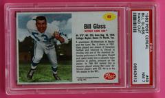 Bill Glass [Hand Cut] #49 Football Cards 1962 Post Cereal Prices