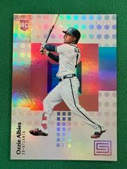 Ozzie Albies [Blue] #9 Baseball Cards 2018 Panini Chronicles Status Prices