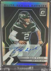 Zach Wilson [Autograph] Football Cards 2021 Panini Donruss Optic Elite Series Rookies Prices