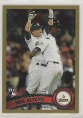 Jose Altuve [Gold] #US132 Baseball Cards 2011 Topps Update Prices