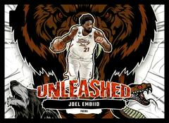 Joel Embiid #10 Basketball Cards 2023 Panini Donruss Unleashed Prices