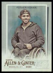 Aaron 'Wheelz' Fotheringham [Silver Portrait] #217 Baseball Cards 2020 Topps Allen & Ginter Prices