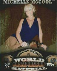 Michelle McCool [Puzzle Back] #W20 Wrestling Cards 2010 Topps WWE World Championship Material Prices