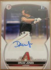 Druw Jones #PPA-DJS Baseball Cards 2023 Bowman Paper Prospect Autographs Prices