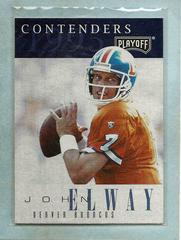 John Elway Football Cards 1995 Playoff Contenders Prices