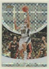 Manu Ginobili [X Fractor] #57 Basketball Cards 2005 Finest Prices