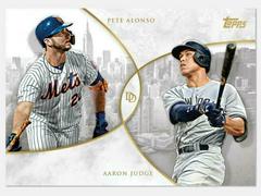 Aaron Judge, Pete Alonso #1 Baseball Cards 2019 Topps on Demand Dynamic Duals Prices