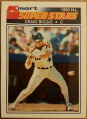Craig Biggio #8 Baseball Cards 1990 Kmart Prices