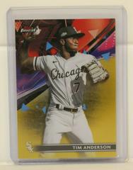 Tim Anderson [Gold Refractor] #105 Baseball Cards 2021 Topps Finest Prices