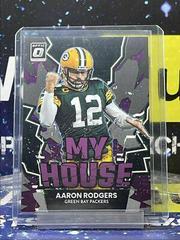Aaron Rodgers [Purple Stars] #MH-5 Football Cards 2022 Panini Donruss Optic My House Prices