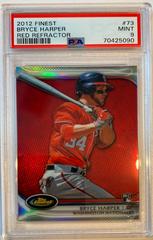 Bryce Harper [Red Refractor] #73 Baseball Cards 2012 Finest Prices