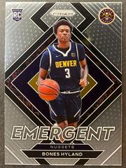 Bones Hyland #11 Basketball Cards 2021 Panini Prizm Emergent Prices