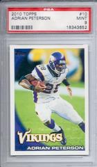 Adrian Peterson #10 Football Cards 2010 Topps Prices