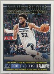 Karl Anthony Towns Basketball Cards 2022 Panini Hoops Road to the Finals Prices