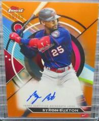 Byron Buxton [Orange] #FA-BB Baseball Cards 2023 Topps Finest Autographs Prices