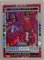 Jalen Green [Cracked Ice] #2 Basketball Cards 2021 Panini Contenders Rookie of the Year Prices