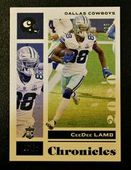 CeeDee Lamb [Black] Football Cards 2020 Panini Chronicles Prices