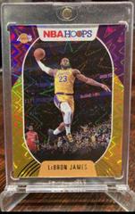 LeBron James [Orange Explosion] Basketball Cards 2020 Panini Hoops Prices